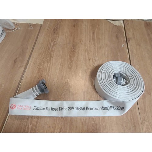 VÒI CHỮA CHÁY D65 -16BAR KOREA 20M CÓ KHỚP NỐI